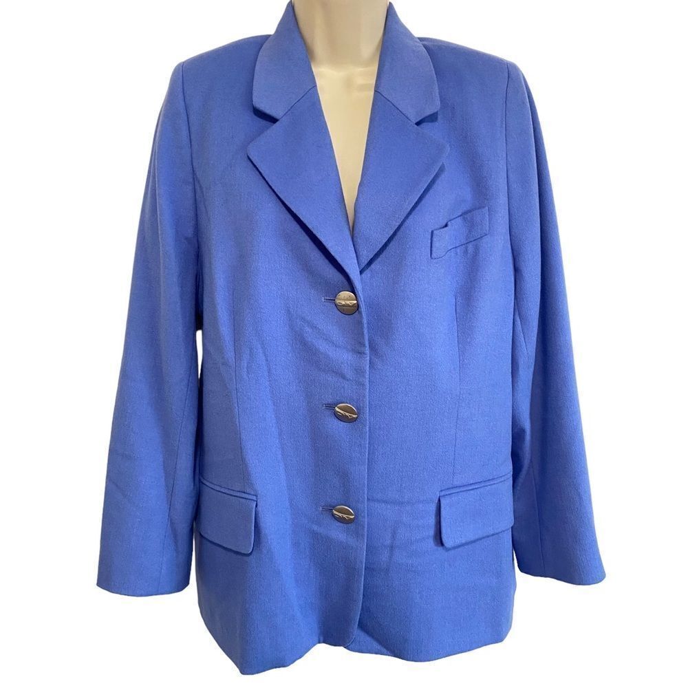 DINO VALIANO Wool Cashmere Blazer Jacket